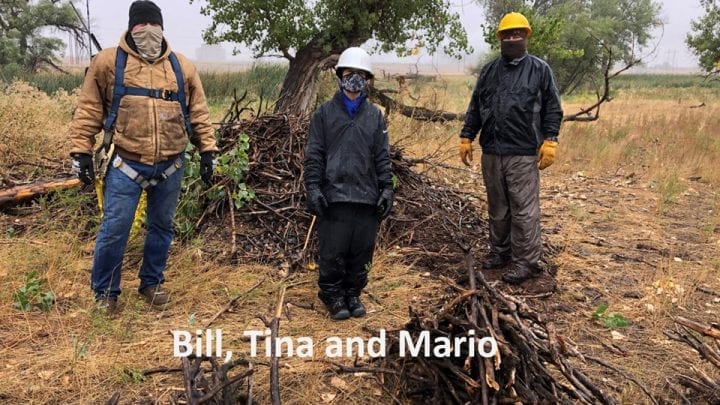 Bill Heston and Tina and Mario Lopez