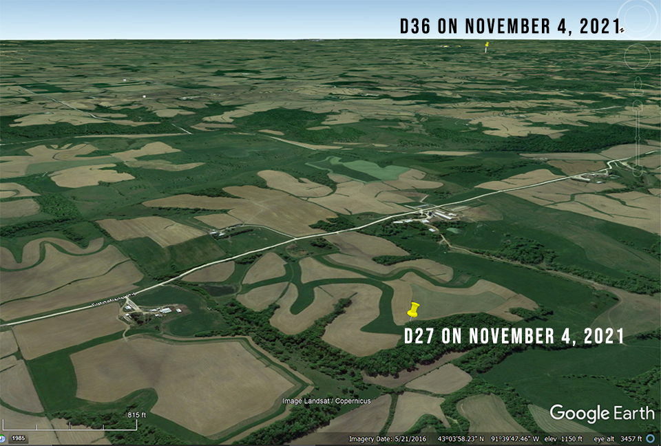 D27 and D36 on November 4, 2021