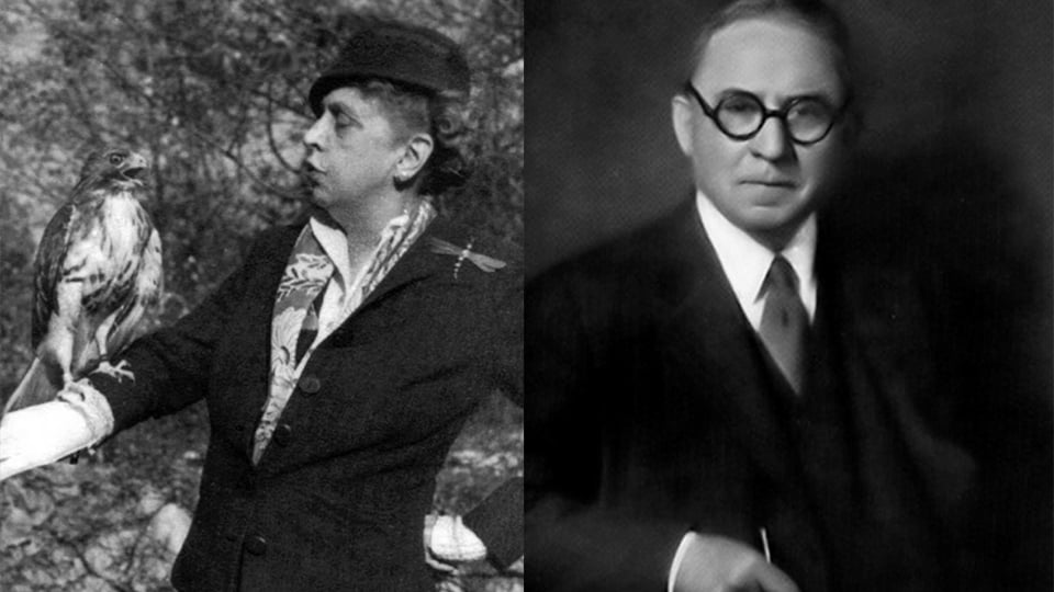 Suffragette Rosalie Edge: Eagle Friend. Audubon President T. Gilbert Peterson: Eagle Foe.