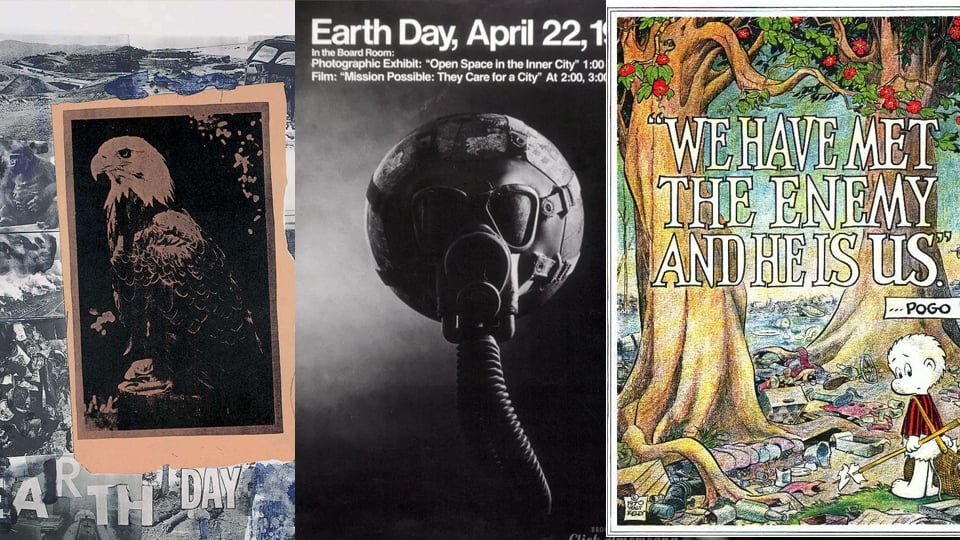 Posters from the first Earth Day