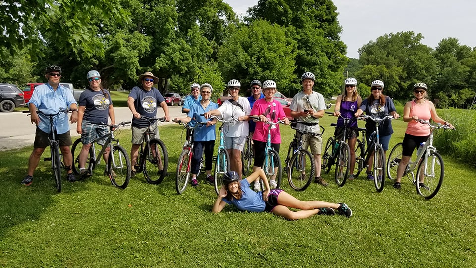 After The Fledge: our bicycle group