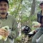 Banding with Owen and Ms. Mallory at Effigy Mounds National Monument. Mallory Lindsey and Justin Grubb from Running Wild Media joined us to film at several sites this year!